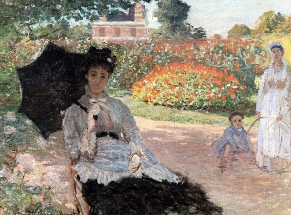 Camille no jardim com Jean – Claude Monet Claude Monet Artemis Reproduction