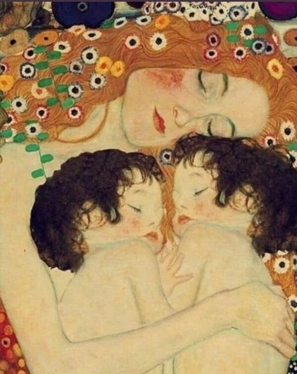 Mãe e gêmeos – Gustav Klimt Gustav Klimt Artemis Reproduction