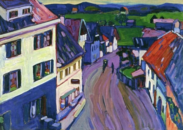 Vista da janela do Griesbrau – Vassily Kandinsky Wassily Kandinsky Artemis Reproduction