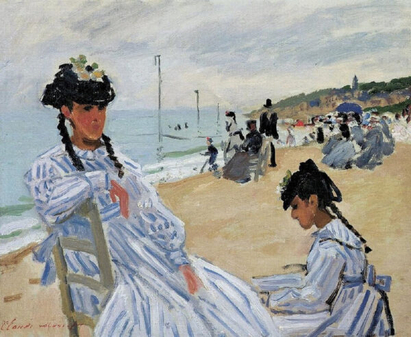 Na praia de Trouville – Claude Monet Claude Monet Artemis Reproduction