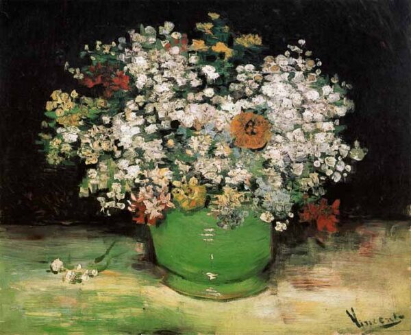 Vaso com flores de campo – Van Gogh Vincent Van Gogh Artemis Reproduction