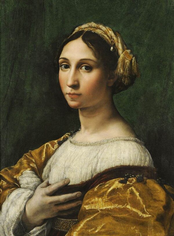 Retrato de jovem mulher – Raphaël (pintor) Rafael Sanzio Artemis Reproduction