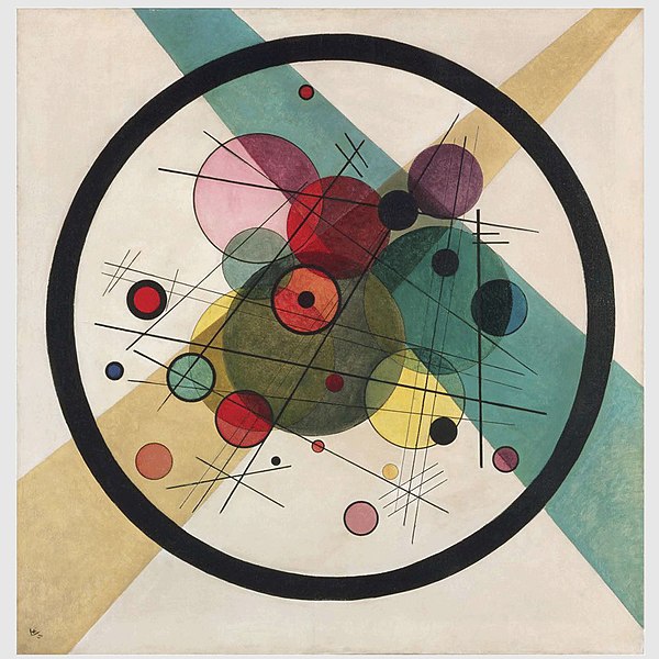 Círculos dentro de um círculo – Vassily Kandinsky Wassily Kandinsky Artemis Reproduction