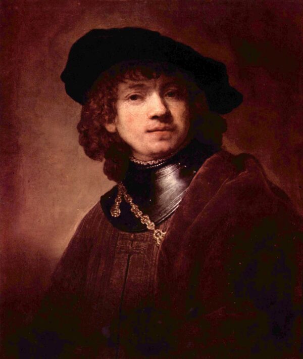 Auto-retrato como adolescente – Rembrandt van Rijn Rembrandt van Rijn Artemis Reproduction