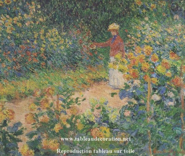 Quadro O Jardim de Claude Monet Claude Monet Artemis Reproduction