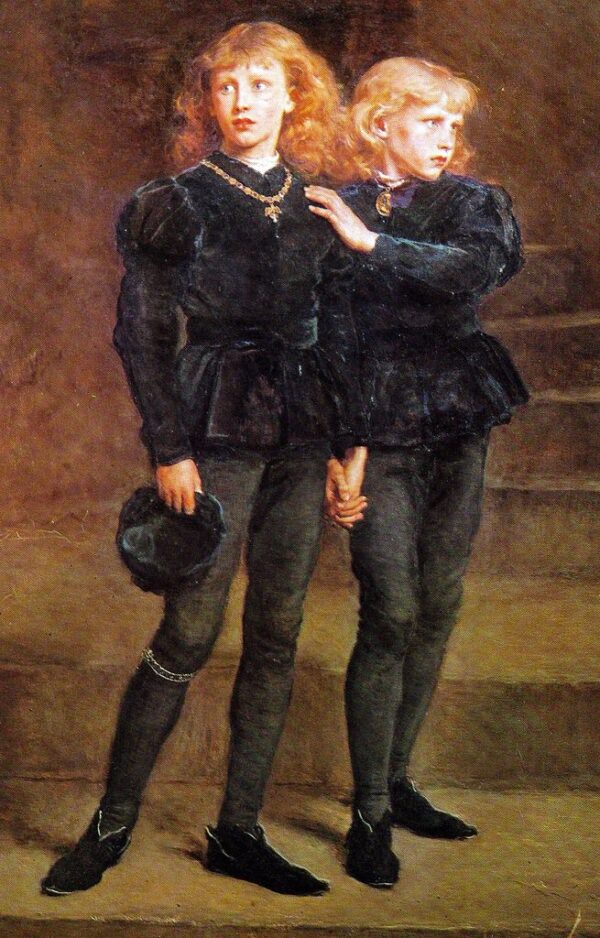 Os dois príncipes Édouard e Richard na torre – John Everett Millais John Everett Millais Artemis Reproduction