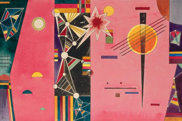 Rosa vermelha – Vassily Kandinsky Wassily Kandinsky Artemis Reproduction