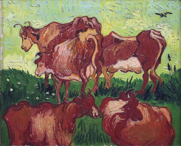 Vacas – Van Gogh Vincent Van Gogh Artemis Reproduction