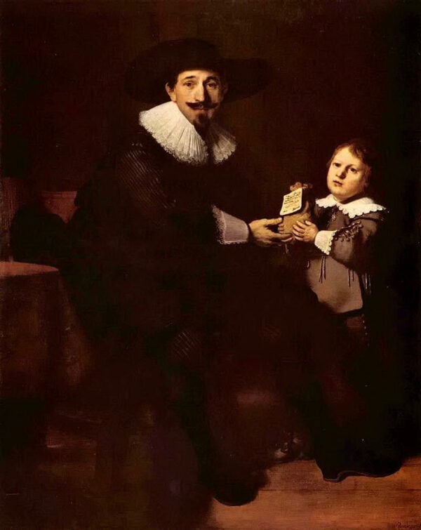 Jean Pellicorne e seu filho Caspar – Rembrandt van Rijn Rembrandt van Rijn Artemis Reproduction