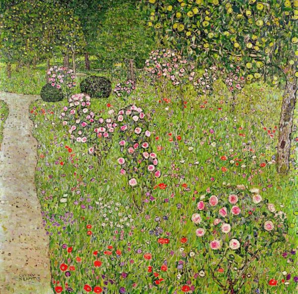 Verger com rosas – Gustav Klimt Gustav Klimt Artemis Reproduction