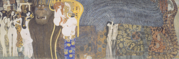 A frisa de Beethoven: As potências hostis. Muro de fundo – Gustav Klimt Gustav Klimt Artemis Reproduction