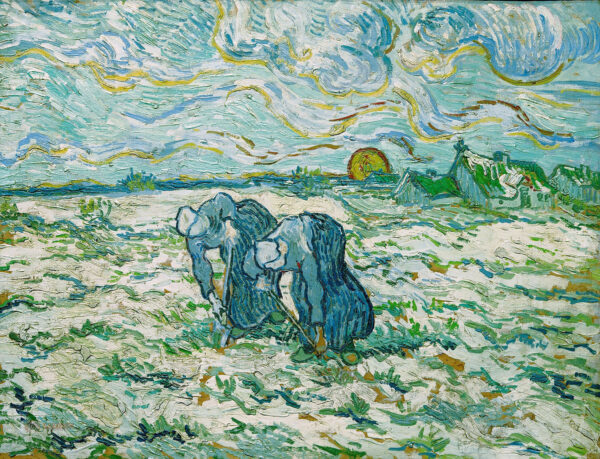 Camponesas a cavar – Van Gogh Vincent Van Gogh Artemis Reproduction