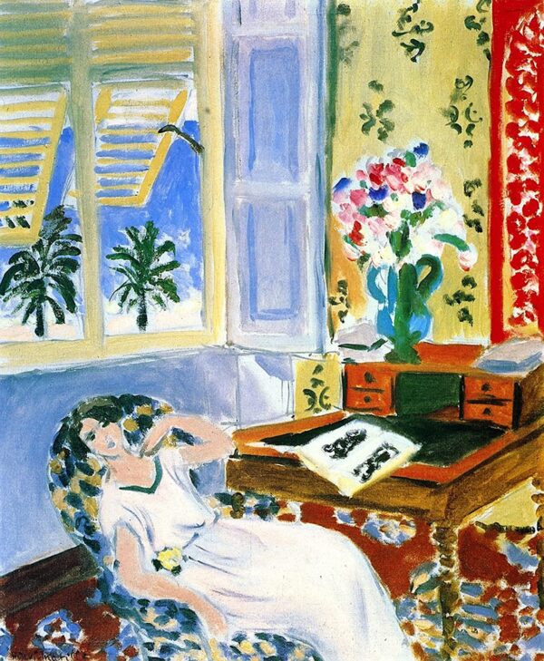 Interior da sesta em Nice – Matisse Henri Matisse Artemis Reproduction