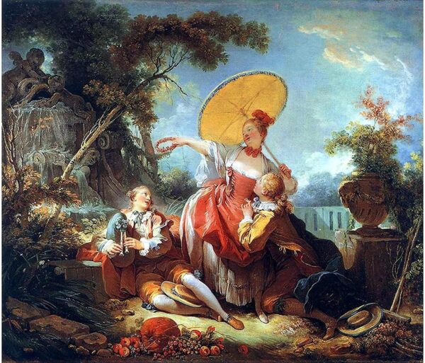 O concurso musical – Jean-Honoré Fragonard Jean-Honoré Fragonard Artemis Reproduction