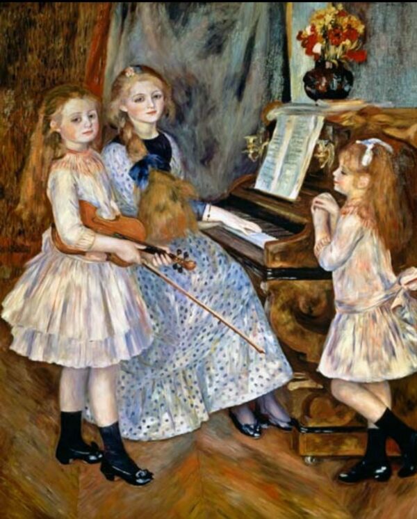 As Meninas de Catulle Mendes – Pierre-Auguste Renoir Pierre-Auguste Renoir Artemis Reproduction