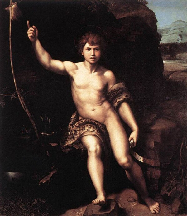 São João Batista – Raphaël (pintor) Rafael Sanzio Artemis Reproduction