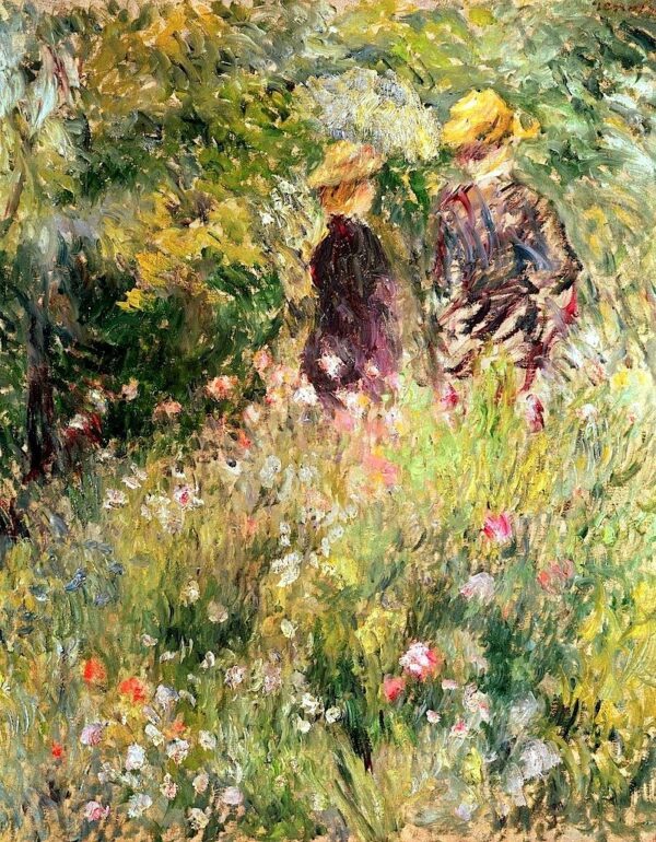 Conversa em um Jardim de Rosas – Pierre-Auguste Renoir Pierre-Auguste Renoir Artemis Reproduction