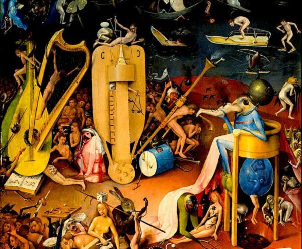 O jardim das delícias terrenas (o inferno) 3 – Jérôme Bosch Hieronymus Bosch Artemis Reproduction