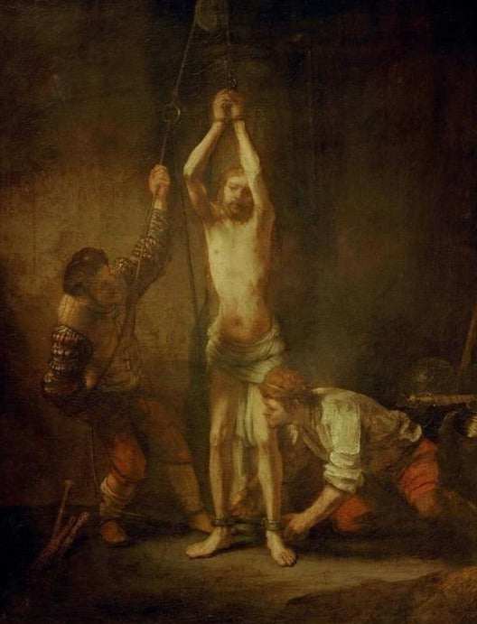 O Cristo na Coluna – Rembrandt van Rijn Rembrandt van Rijn Artemis Reproduction