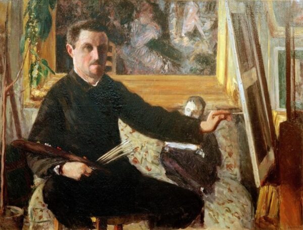 Autorretrato de Caillebotte Gustave Caillebotte Artemis Reproduction