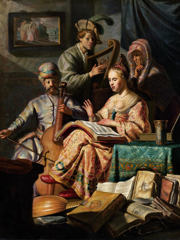 Allegoria da Música – Rembrandt van Rijn Rembrandt van Rijn Artemis Reproduction