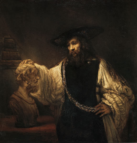 Aristóteles contemplando o busto de Homero – Rembrandt van Rijn Rembrandt van Rijn Artemis Reproduction