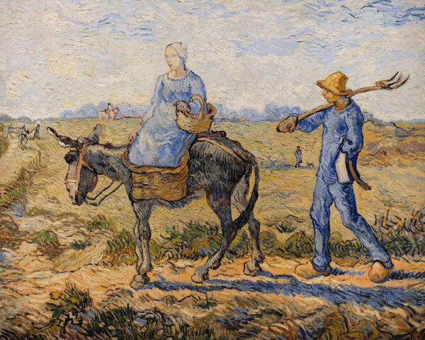 Manhã, saída para o trabalho – Van Gogh Vincent Van Gogh Artemis Reproduction