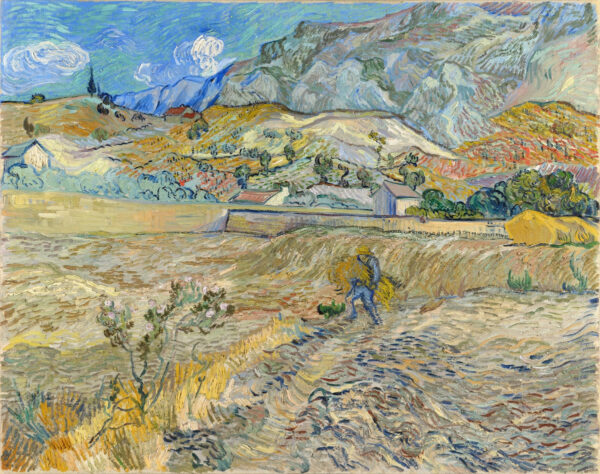 Paisagem em Saint-Rémy – Van Gogh Vincent Van Gogh Artemis Reproduction