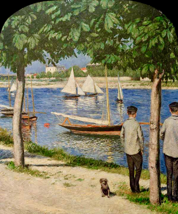 Banques Petit Gennevilliers – Caillebotte Gustave Caillebotte Artemis Reproduction