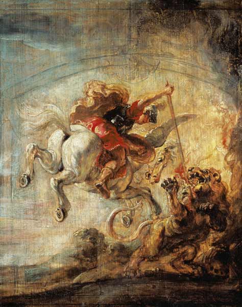 Bellérophon montando Pégaso e lutando contra a Quimera – Peter Paul Rubens Peter Paul Rubens Artemis Reproduction