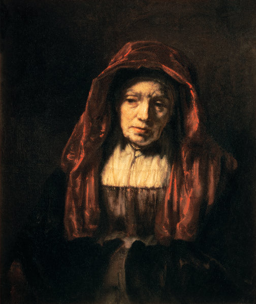 Retrato de uma mulher idosa (a mãe do artista) – Rembrandt van Rijn Rembrandt van Rijn Artemis Reproduction