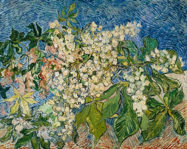 Ramos de castanheiros em flor – Van Gogh Vincent Van Gogh Artemis Reproduction