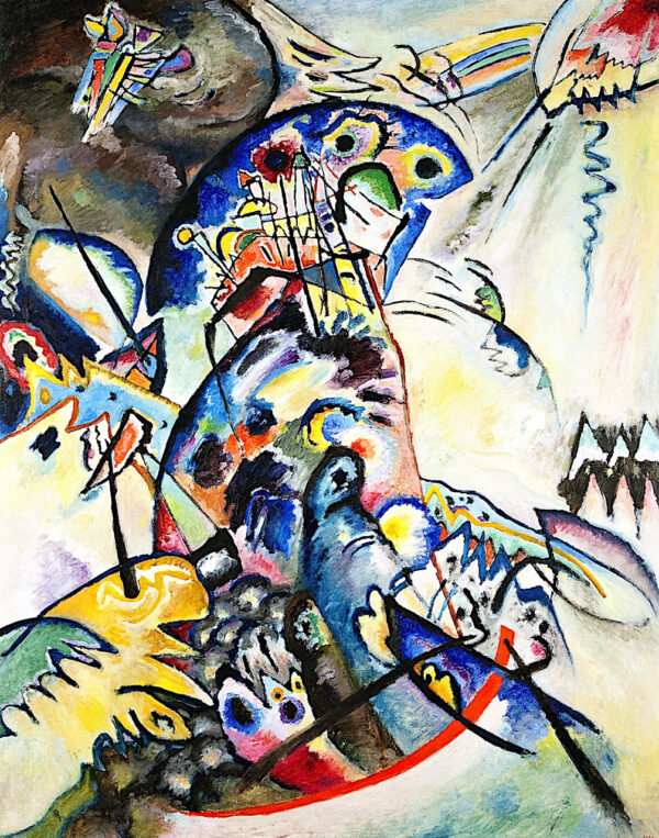 Arco azul da crista – Vassily Kandinsky Wassily Kandinsky Artemis Reproduction