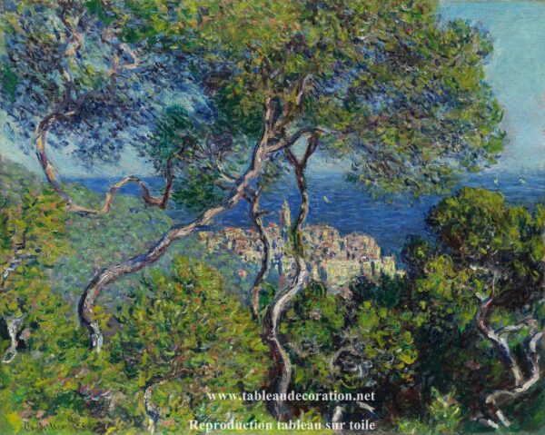 As Vilas em Bordighera – Quadro conhecido de Monet Claude Monet Artemis Reproduction