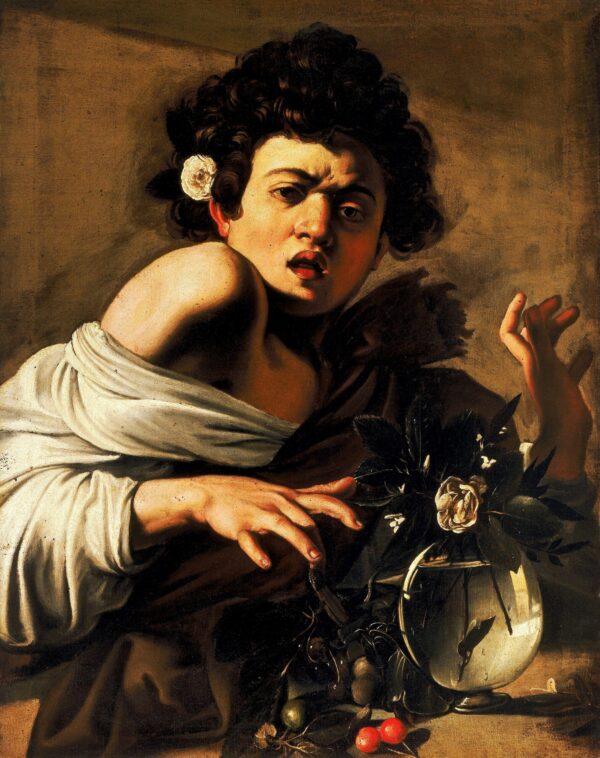 Garçom mordido por um lagarto – Caravaggio Caravaggio Artemis Reproduction