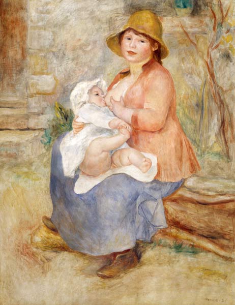 A alegria das mães (a amamentação) – Pierre-Auguste Renoir Pierre-Auguste Renoir Artemis Reproduction