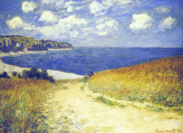 Caminho entre os Trigos em Pourville – Claude Monet Claude Monet Artemis Reproduction