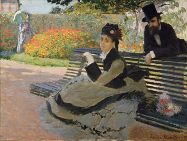 Camille em um banco – Claude Monet Claude Monet Artemis Reproduction