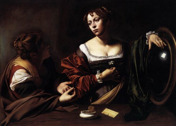 A conversão de Maria Madalena – Caravaggio Caravaggio Artemis Reproduction