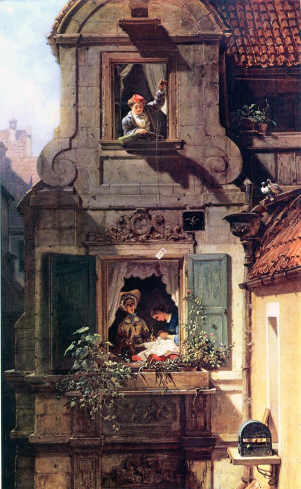 A Carta de Amor Interceptada – Carl Spitzweg Carl Spitzweg Artemis Reproduction