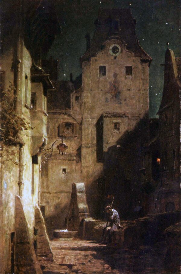 O Vigia da Noite Adormecido – Carl Spitzweg Carl Spitzweg Artemis Reproduction