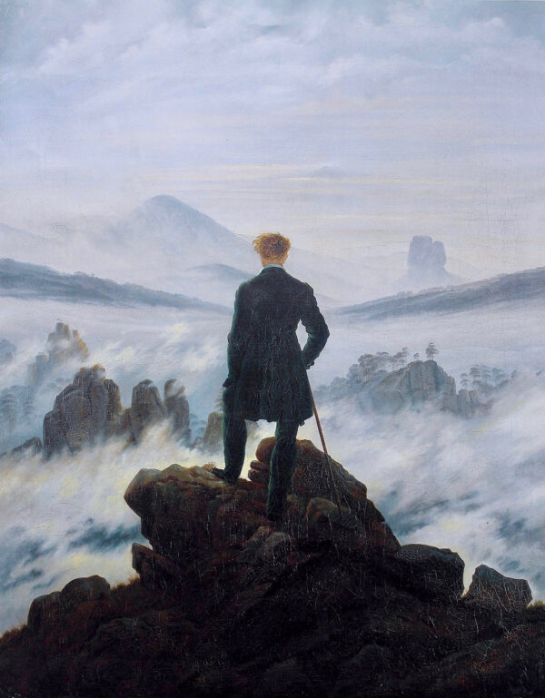 O Viajante Contemplando uma Mar de Nuvens – Caspar David Friedrich Caspar David Friedrich Artemis Reproduction