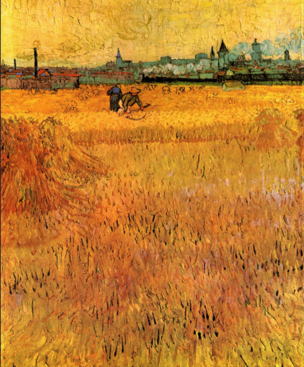 Campo de trigo em Arles – Van Gogh Vincent Van Gogh Artemis Reproduction