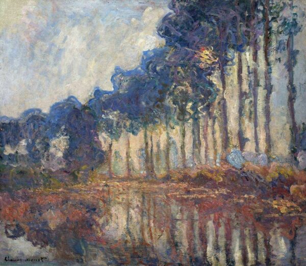 Os Populeiros, outono – Claude Monet Claude Monet Artemis Reproduction