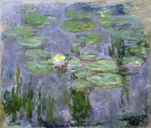 Ninféias, 1915 – Claude Monet “Os Nenúfares” de Claude Monet Artemis Reproduction