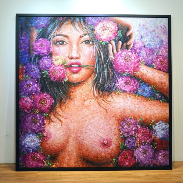 O amor em flores – 200 X 200 cm Galeria de Arte Artemis Reproduction 3