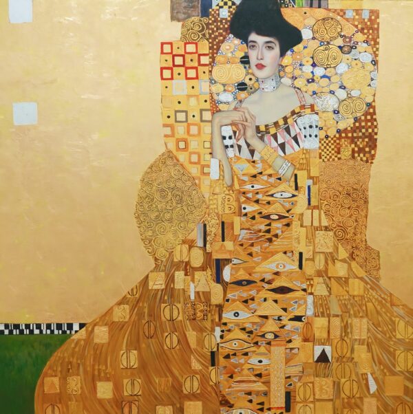 Retrato de Adele Bloch-Bauer (Gustav Klimt) – Reprodução em estoque – 200 x 200 cm Galeria de Arte Artemis Reproduction