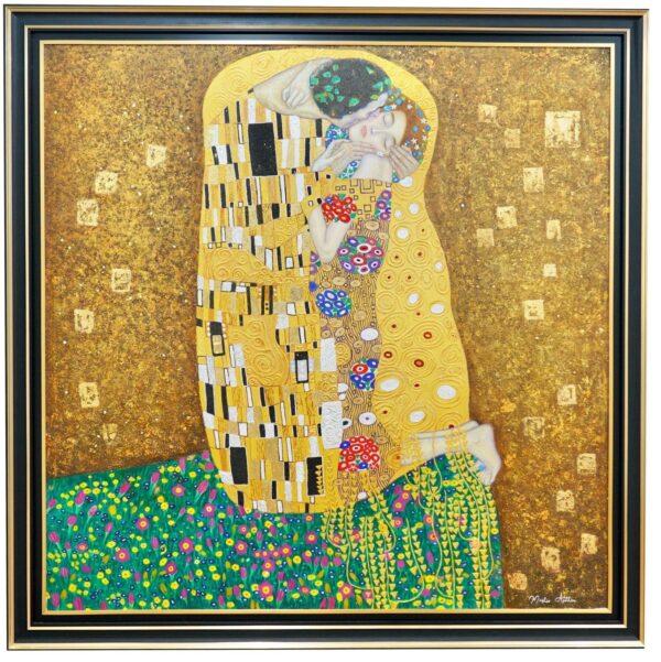 O beijo (Gustav Klimt) – Reprodução em estoque – 200 x 200 cm Galeria de Arte Artemis Reproduction 8