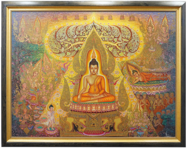 A vida de Buda – 240 x 180 cm Galeria de Arte Artemis Reproduction 3