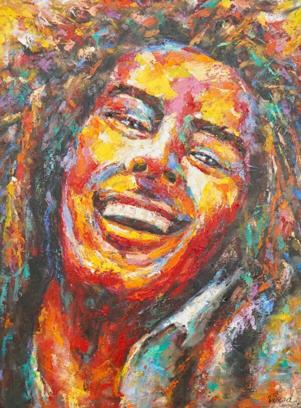 Pop Art de Bob Marley – 60 x 80 cm Galeria de Arte Artemis Reproduction